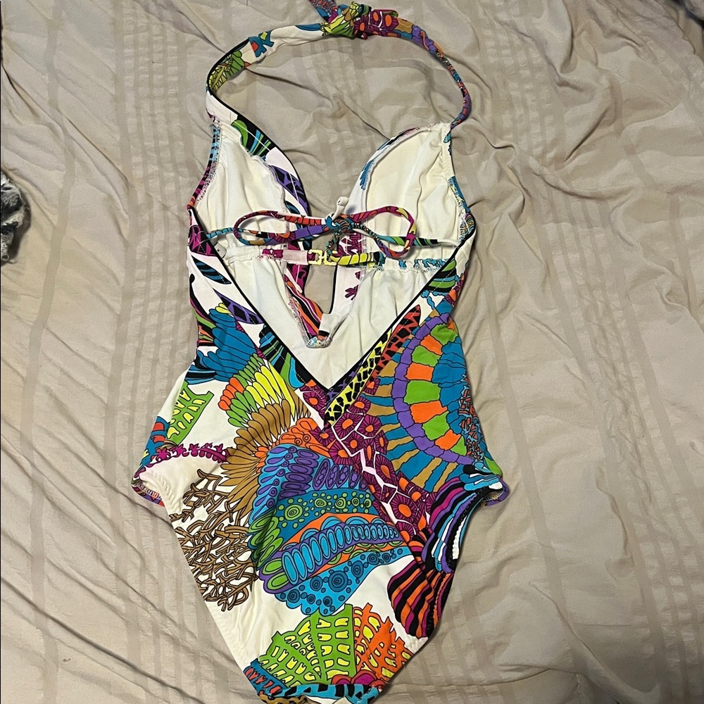 Colorful Patterned Swimsuit - Picture 2 of 2